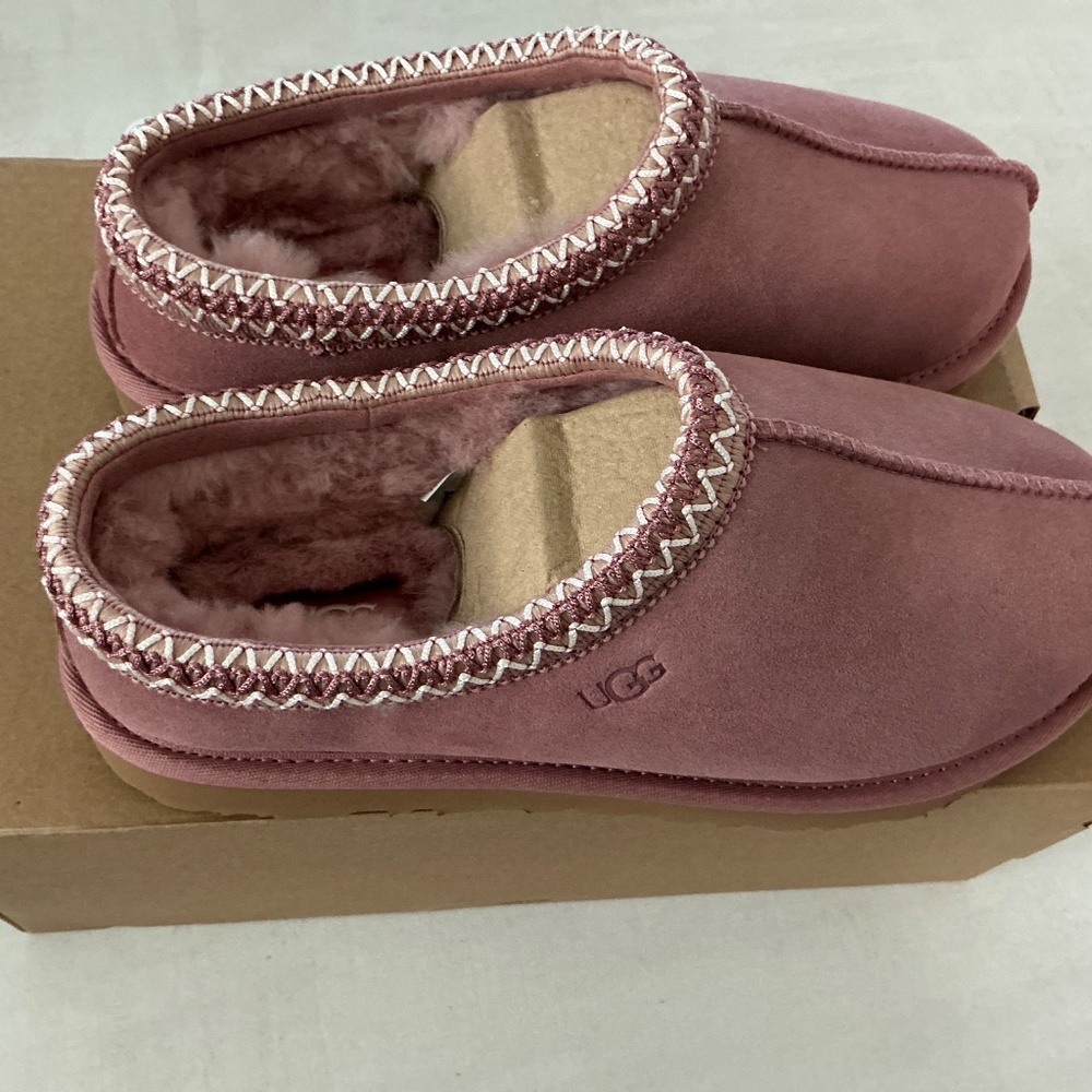 UGG TASMAN SLIPPERS PINK DAWN BRAND NEW IN ALL SIZES - Picture 3 of 7
